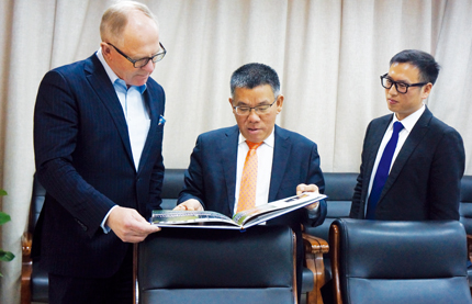 集合雙方優勢 實現長足發展——曾光安、Pekka Vauramo到柳工美卓（常州）現場調研